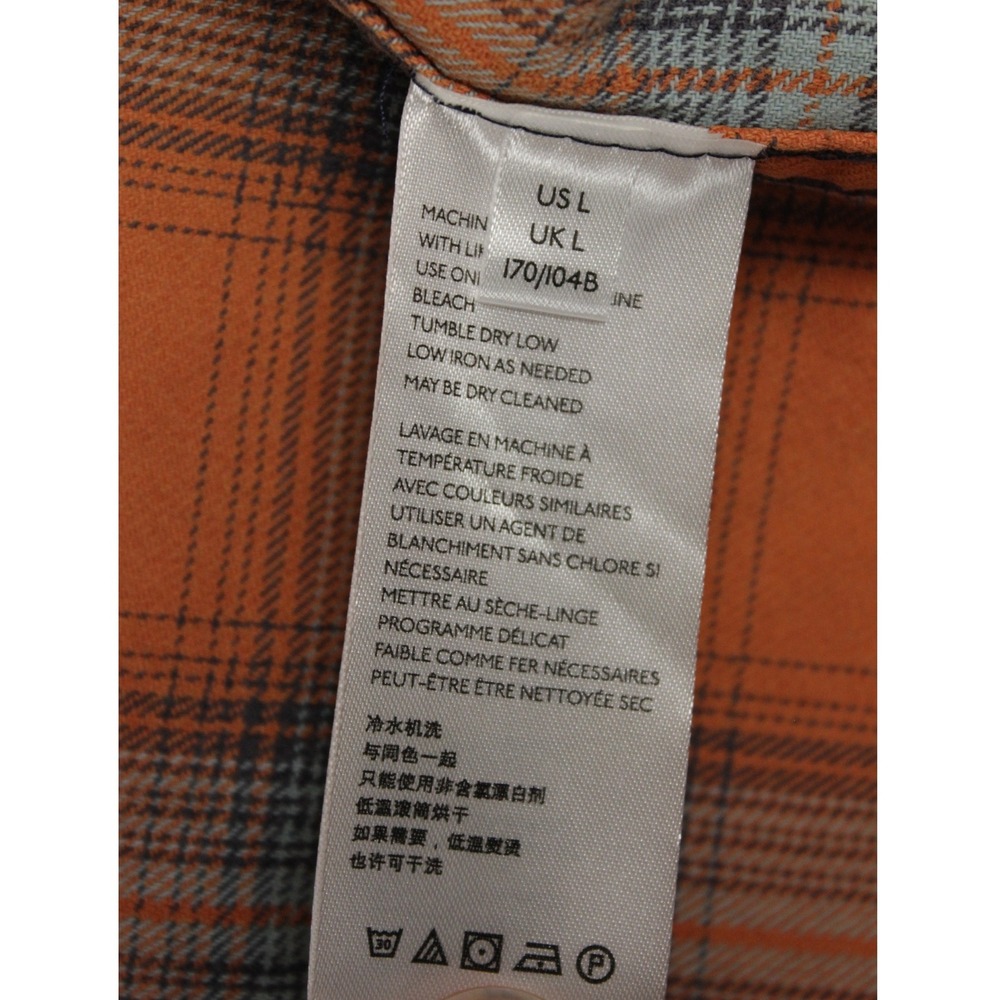 NWT Free People We The Free Denim Plaid Layered Shacket Jacket Boho L - Picture 6 of 10